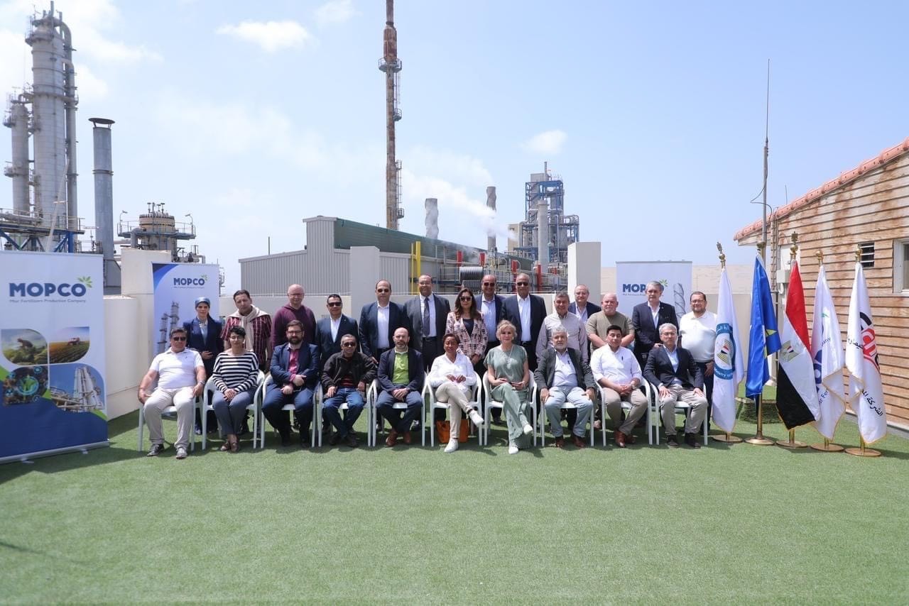 The Visit Of The Damietta Governor And Foreign Ambassadors To Mopco's Factory